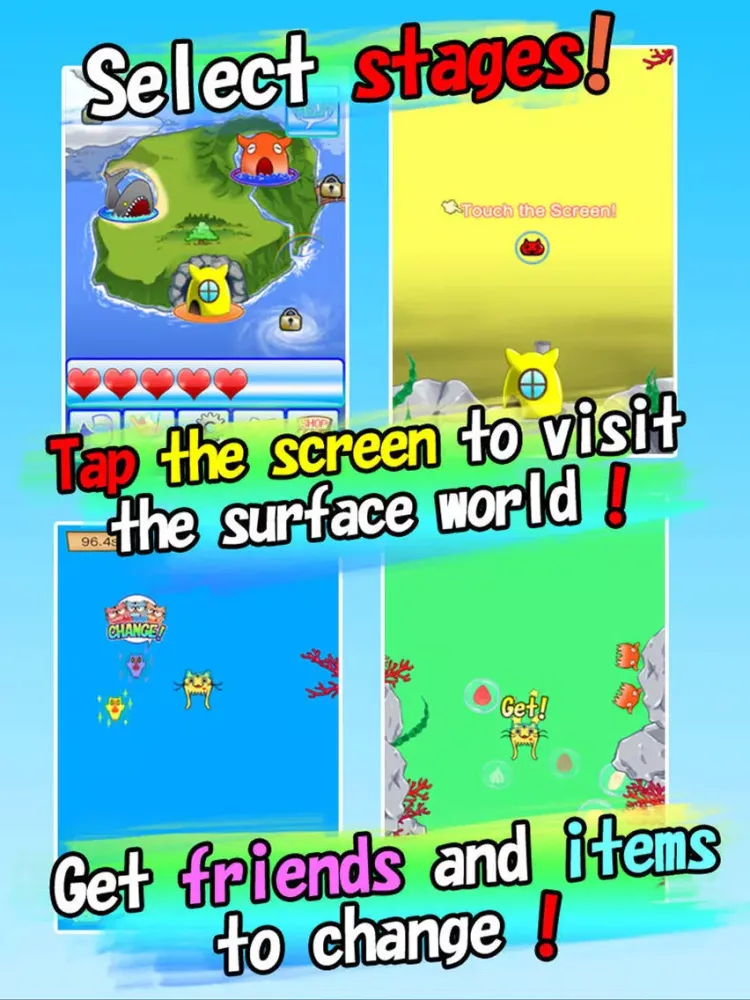 Capturas de tela do Nyan-Jelly Get & Float: Decorate with sweets! iPad 