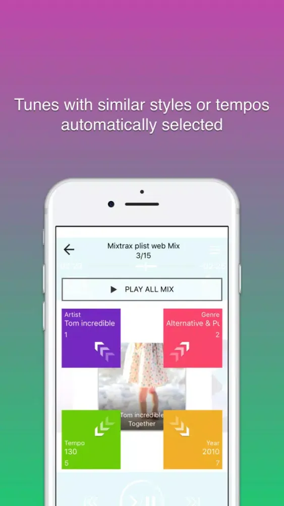 Скриншоты MIXTRAX App