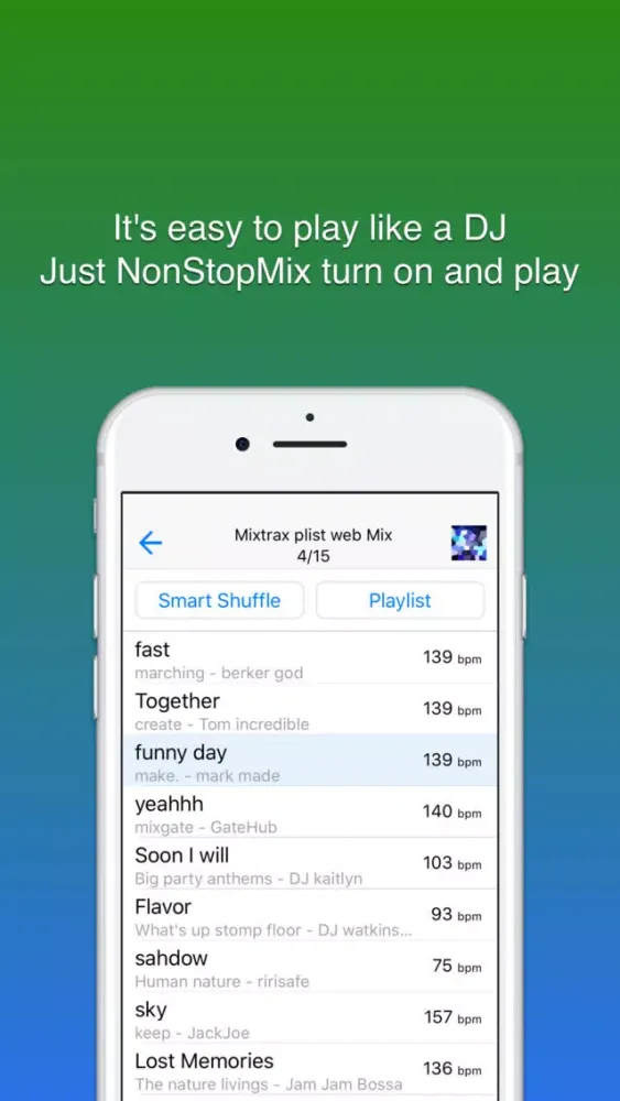 Скриншоты MIXTRAX App