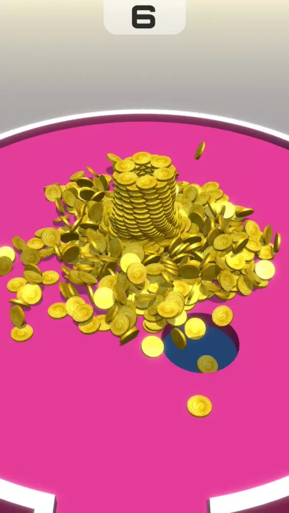 Tangkapan layar Drop Coin!
