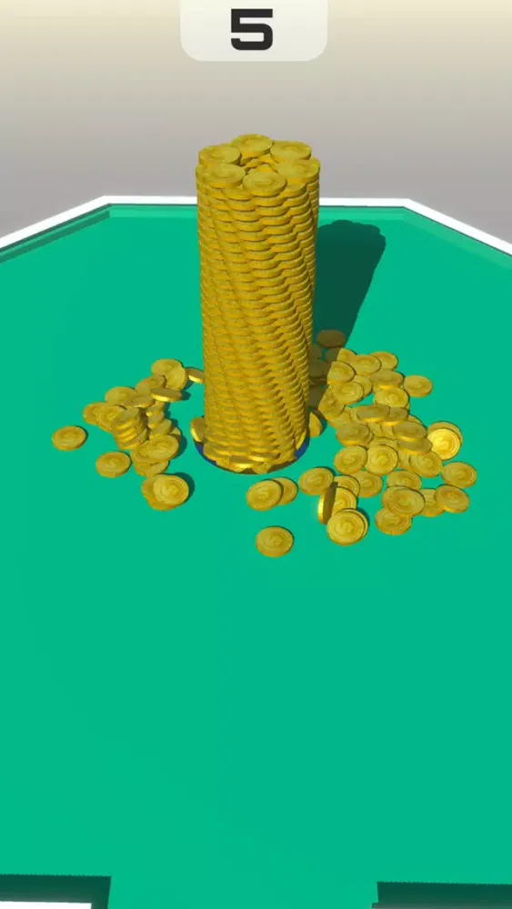 Tangkapan layar Drop Coin!