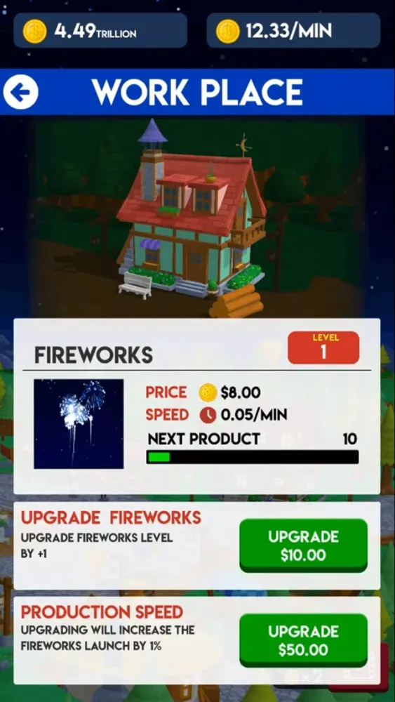 Скриншоты Fireworks Idle