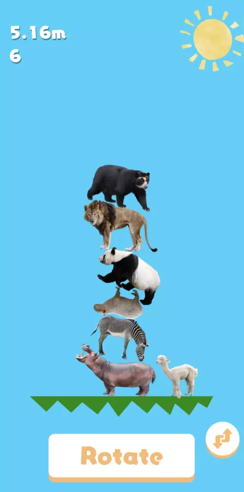 Animal Tower スクリーンショット