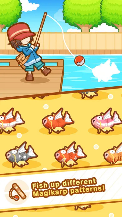 Capturas de tela do Pokémon: Magikarp Jump