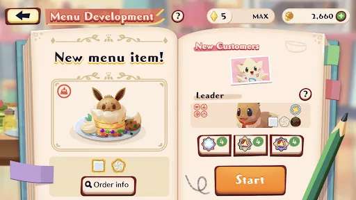 Pokémon Café ReMix スクリーンショット