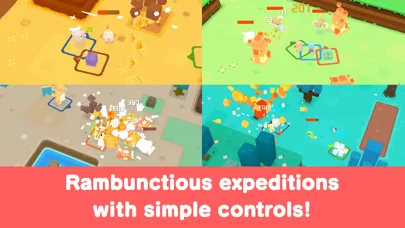 Capturas de tela do Pokémon Quest