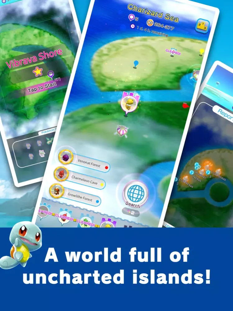 Captures d'écran de Pokémon Rumble Rush iPad 