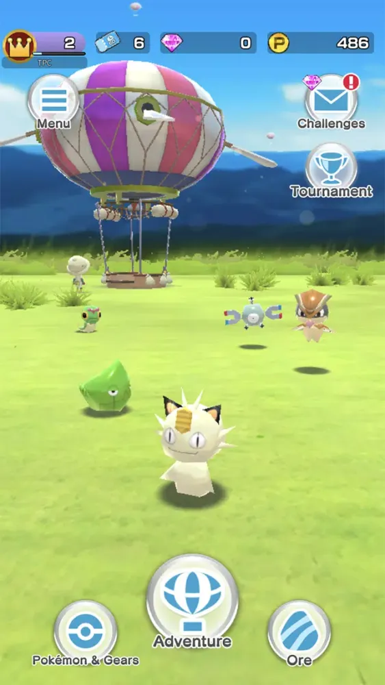 Captures d'écran de Pokémon Rumble Rush