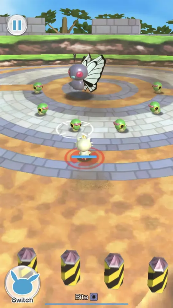 Captures d'écran de Pokémon Rumble Rush
