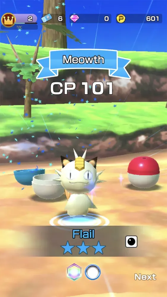 Captures d'écran de Pokémon Rumble Rush