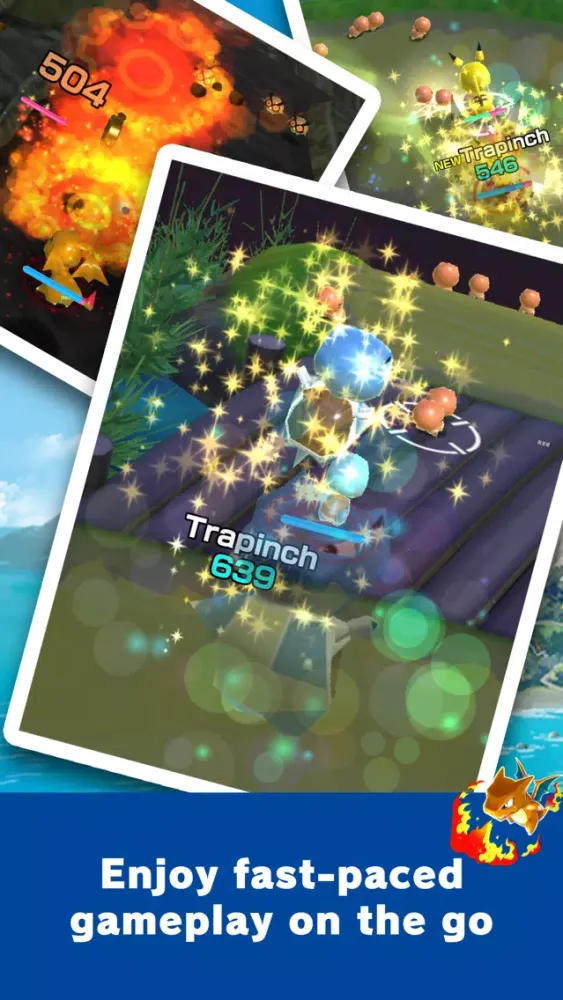Captures d'écran de Pokémon Rumble Rush