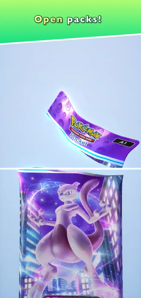 Capturas de tela do Pokémon TCG Pocket