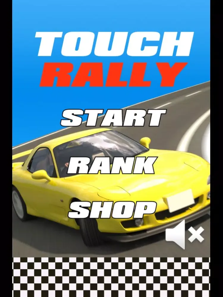Touch Rally -very simple racing game- iPad  Screenshots