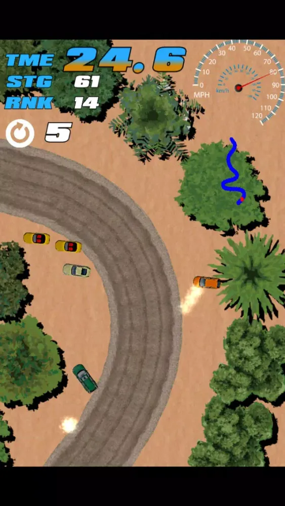 Touch Rally -very simple racing game- Screenshots