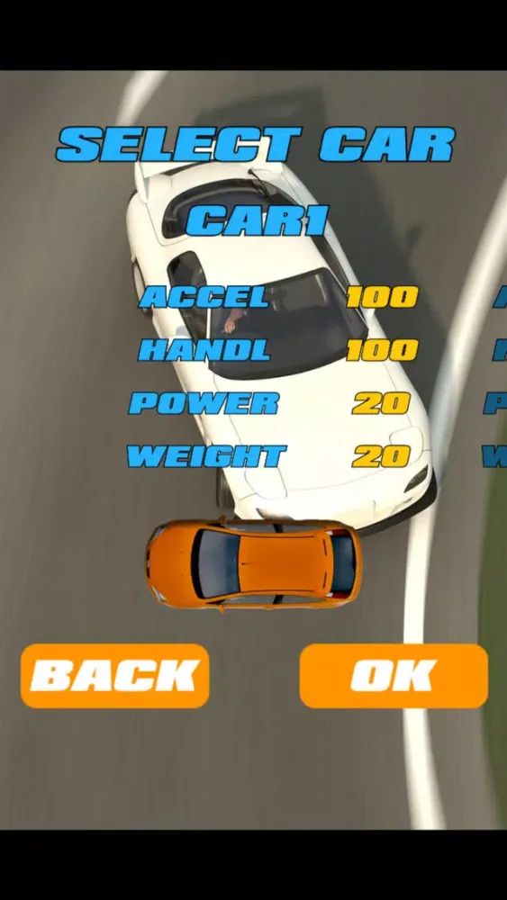 Touch Rally -very simple racing game- Screenshots