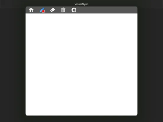 Tangkapan layar VisualSync iPad 