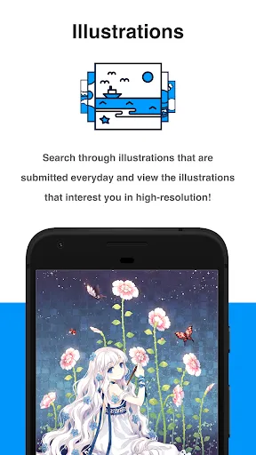 Tangkapan layar pixiv