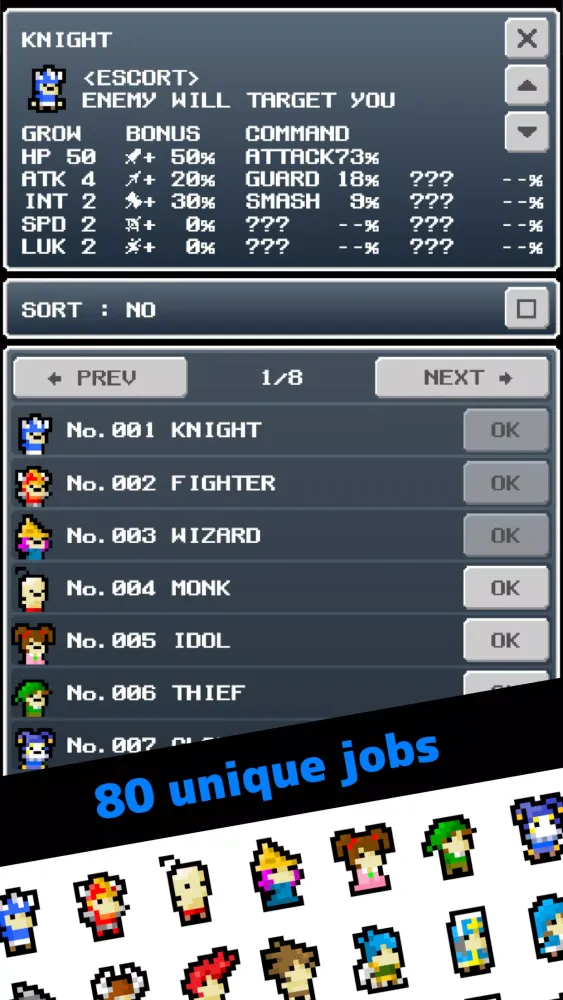 MinuteKnights स्क्रीनशॉट