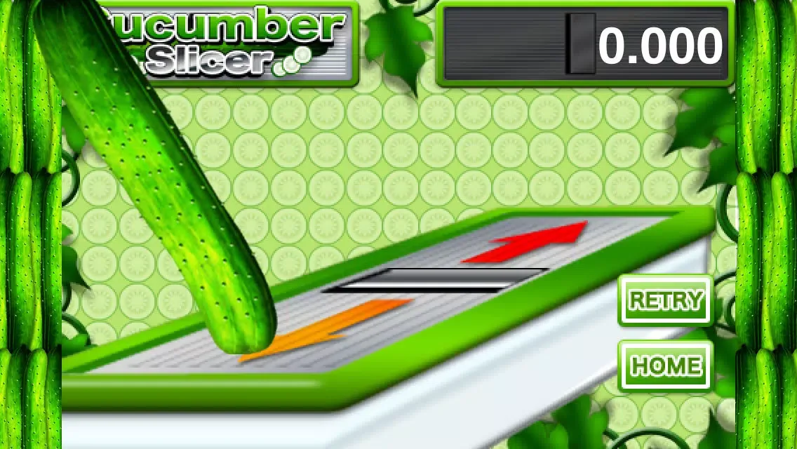 Tangkapan skrin Cucumber Slicer