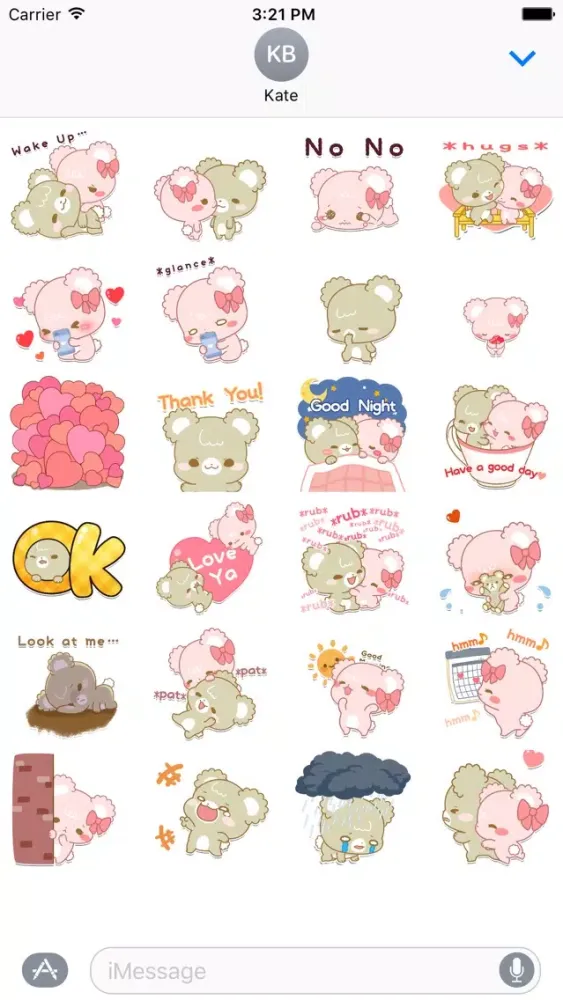 Suger Cubs - for Loving talk Animated Sticker स्क्रीनशॉट