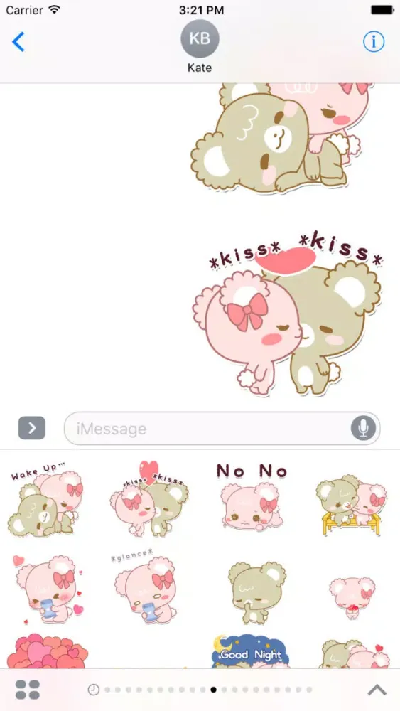 Suger Cubs - for Loving talk Animated Sticker स्क्रीनशॉट