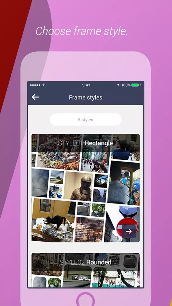 Captures d'écran de Tiling for Instagram - Arrange your photos.