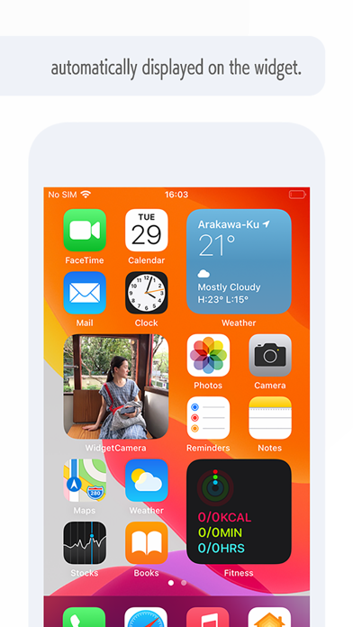 Widget Camera Screenshots