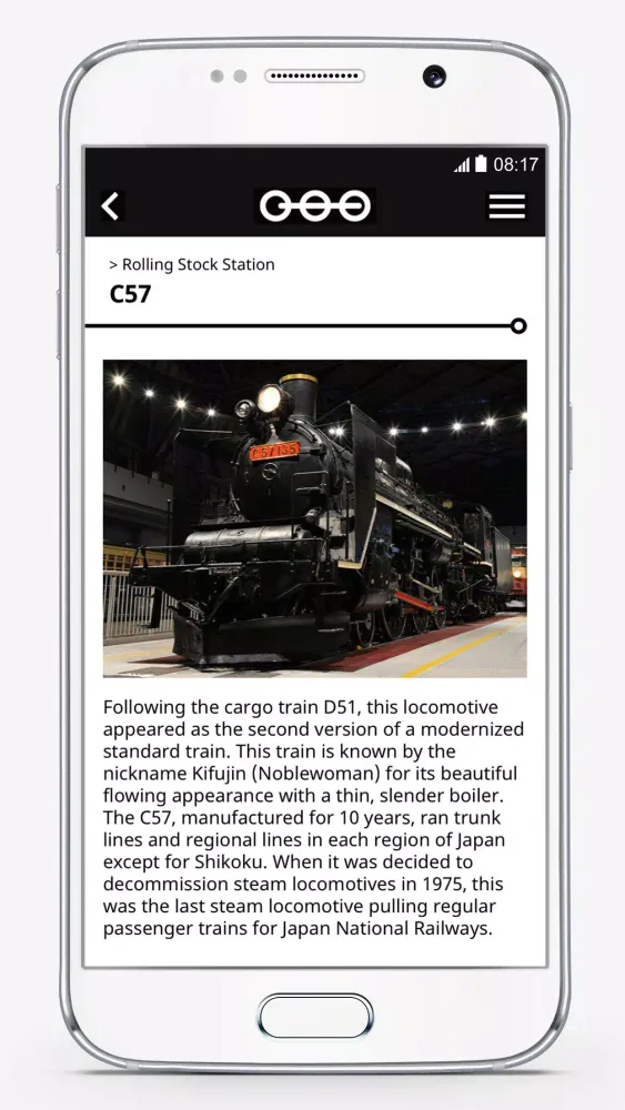 The Railway Museum App Screenshots