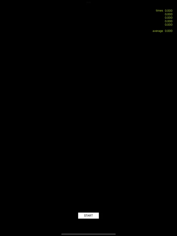 Tangkapan skrin Reaction Time Test - RTT iPad 