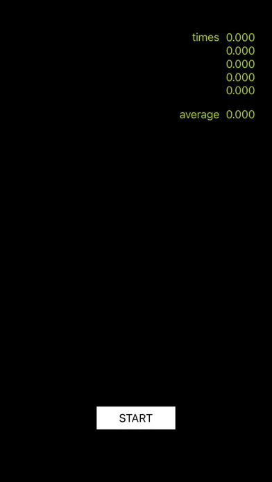 Tangkapan skrin Reaction Time Test - RTT