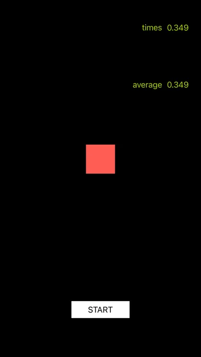 Tangkapan skrin Reaction Time Test - RTT