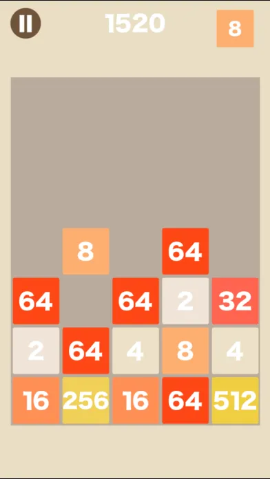 Tangkapan skrin [大人の脳トレ] ブロック2048 脳トレ暇つぶしゲーム
