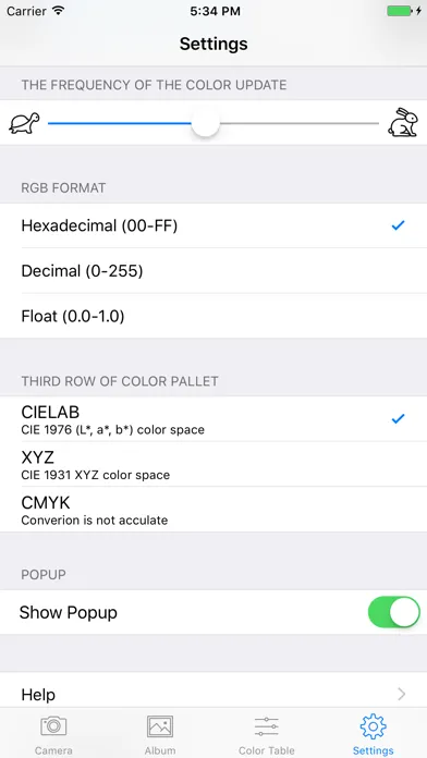 Tangkapan layar Chromatic Color Helper