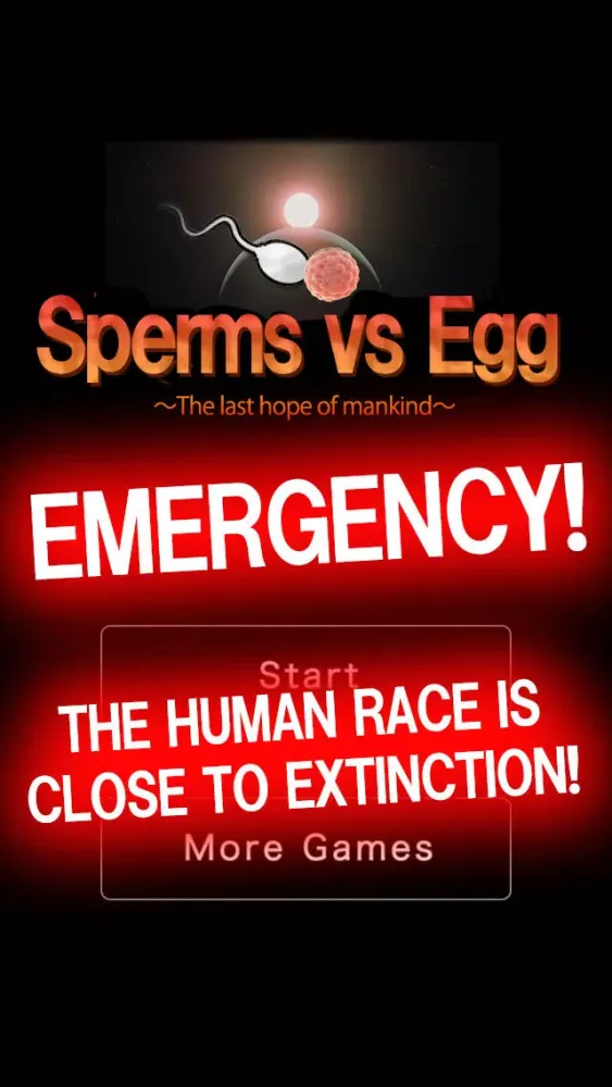 Tangkapan skrin Sperms vs Egg