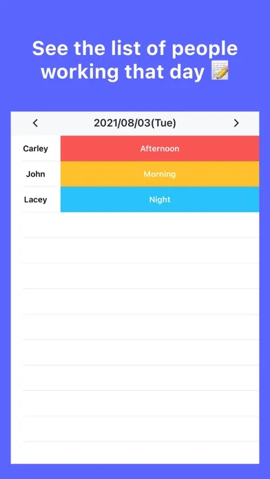 Ảnh chụp màn hình của TapShift - Shift manager