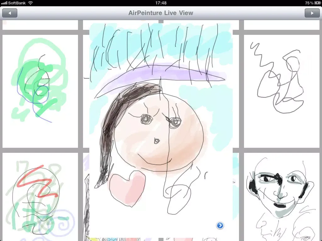 Air Peinture Live View iPad  Ekran Görüntüleri