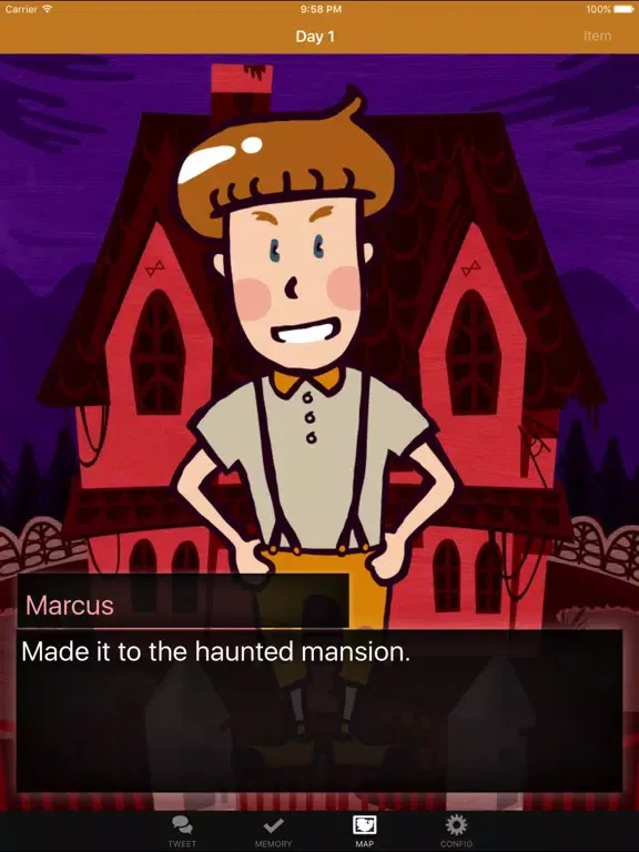 Marcus and the Haunted Mansion iPad  स्क्रीनशॉट