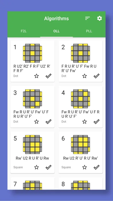 Screenshot di Speed Cube CFOP Memo