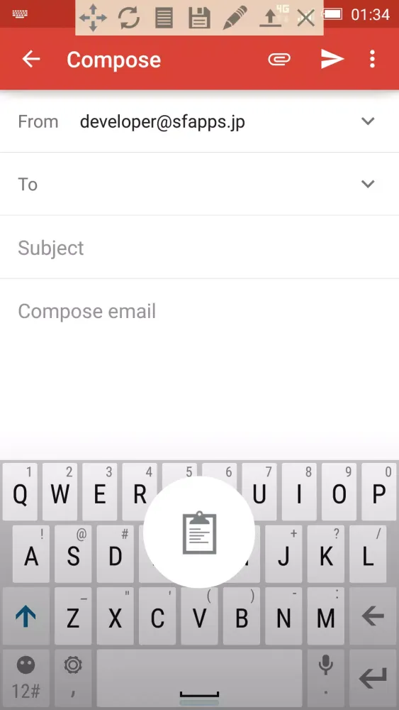 Captures d'écran de Slide Clipboard