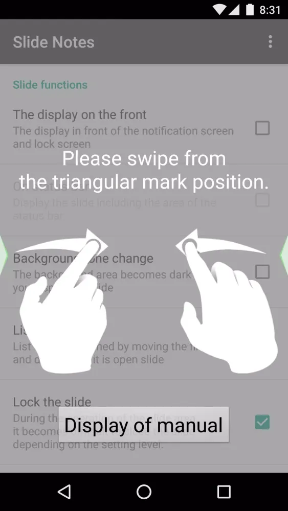 Capturas de pantalla de Slide Notes