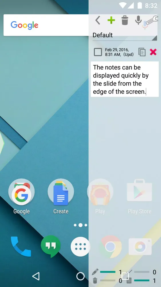 Capturas de pantalla de Slide Notes