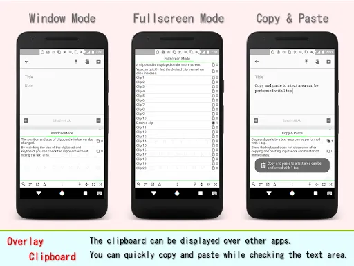 Capturas de tela do Smart Clip - Clipboard Manager