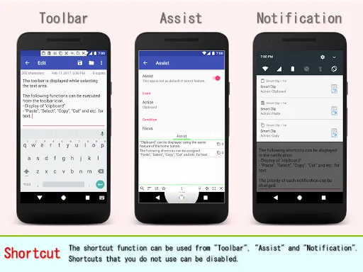 Capturas de tela do Smart Clip - Clipboard Manager