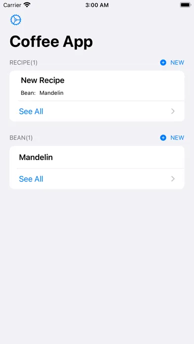 ภาพหน้าจอของ Coffee List: CoffeeRecipe App