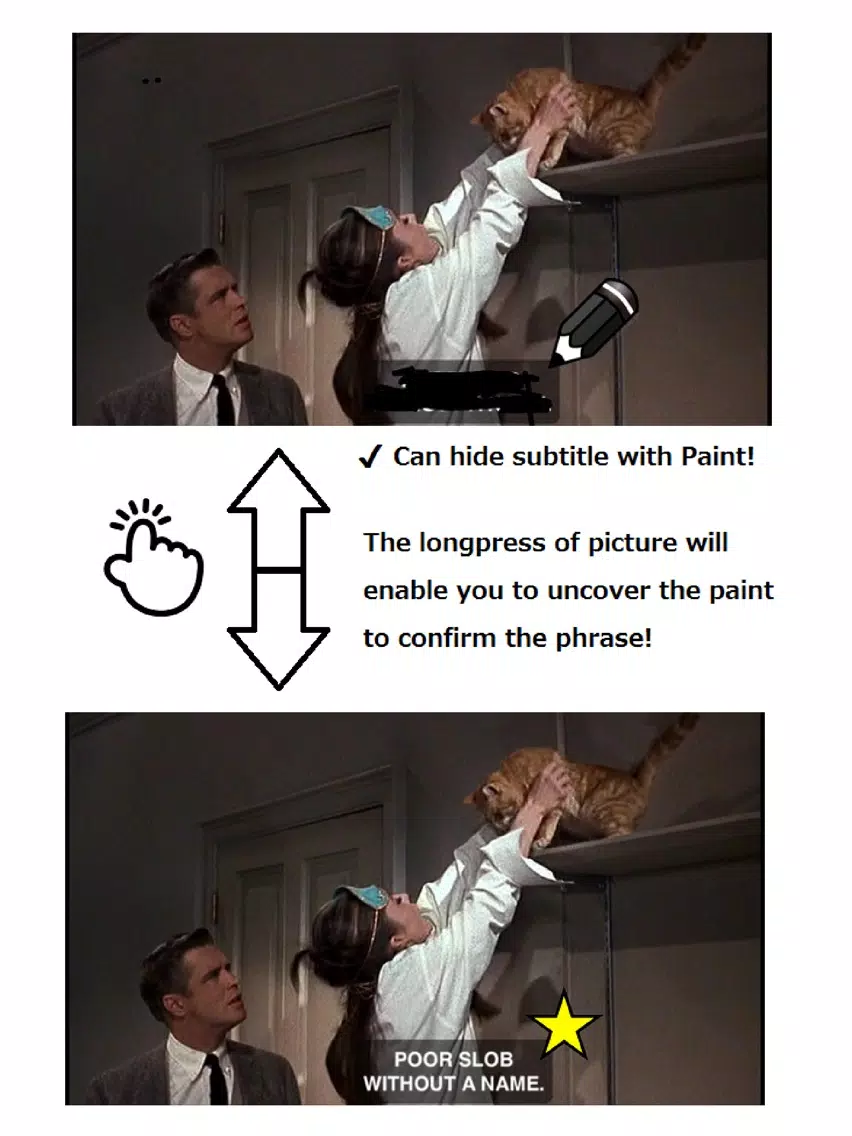 Movie Subtitle Phrase Cut List iPad 应用截图