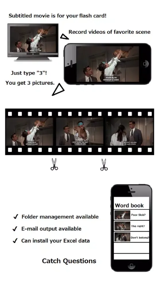 Скриншоты Movie Subtitle Phrase Cut List