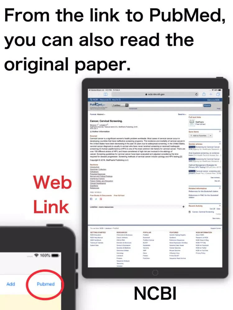 Capturas de pantalla de Pubmed Professors List iPad 