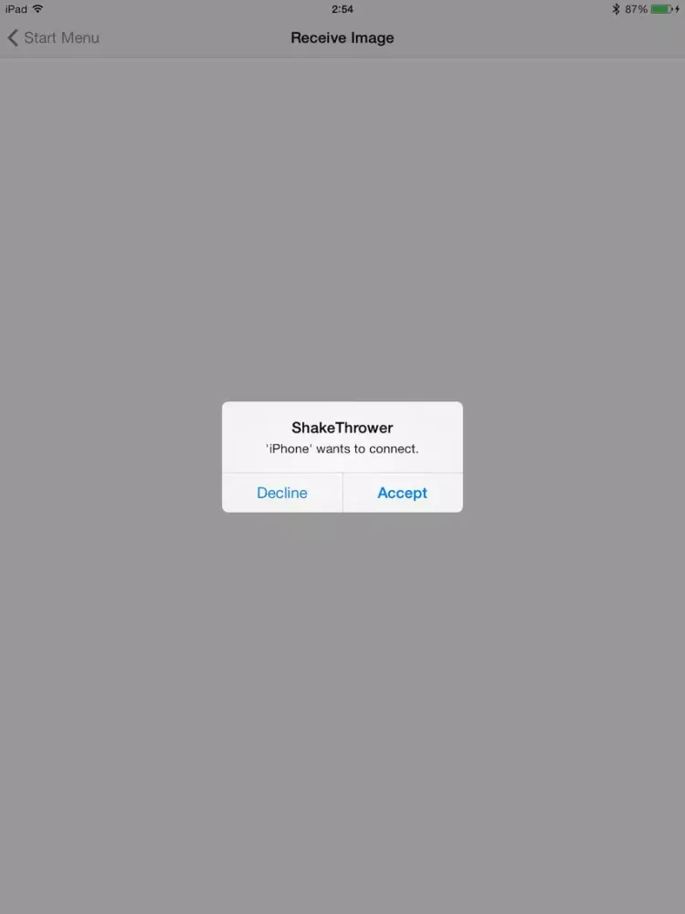 Zrzuty ekranu Shake Thrower iPad 