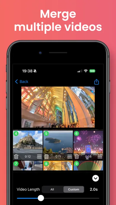 Tangkapan skrin Easy Video Merger