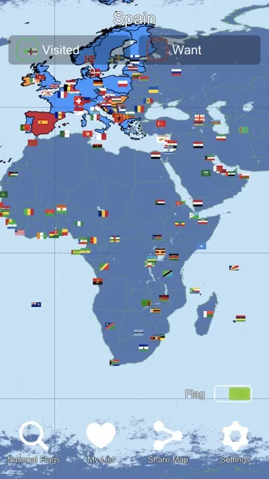 Скриншоты World Flag Map